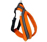 CosyDogs High Visibility Fleece Dog Harness in Orange: Size 2