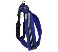 CosyDogs High Visibility Fleece Dog Harness in Royal Blue: Size 4