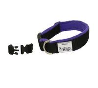 Cosydogs Quick Release Fleece Dog Collar in Purple