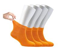 Cosyfeel® Women Loose Diabetic Socks, 4-Pack, Multicolour Options | Neuropathy Ankle Socks, Super Soft Eco-Friendly Bamboo Material, Durable with Seamless Toe, 4 Seasons