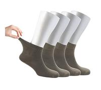Cosyfeel® Women Loose Diabetic Socks, 4-Pack, Multicolour Options | Neuropathy Ankle Socks, Super Soft Eco-Friendly Bamboo Material, Durable with Seamless Toe, 4 Seasons