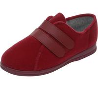 Cosyfeet Amelia - Burgundy - 5-6E Width - Extra Wide Women's Slippers