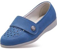 Cosyfeet Carmen - Denim Punch - 9-6E - Extra Wide Women's Shoes