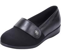 Cosyfeet Carmen Elastane - Black - 7-6E - Extra Wide Women's Shoes
