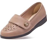 Cosyfeet Carmen - Taupe Punch - 6-6E - Extra Wide Women's Shoes