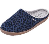 Cosyfeet Donna - Midnight Feline - 4-6E Width - Extra Wide Women's Slippers