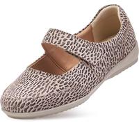 Cosyfeet Harriet - Cheetah - 7½ - 6E Width - Extra Wide Women's Shoes