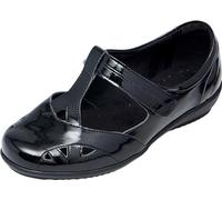 Cosyfeet Hayley - Black Patent - 6½ - 6E - Extra Wide Women's Shoes