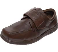 Cosyfeet Jones - Brown - 10½ - 3H - Extra Wide Men's Shoes