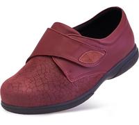 Cosyfeet Karena - Claret Mosaic - 4-6E Width - Extra Wide Women's Shoes