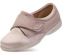 Cosyfeet Karena - Taupe Mosaic - 8-6E Width - Extra Wide Women's Shoes