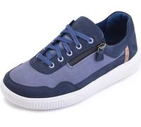 Cosyfeet Matty - Navy - 10-3H Width - Extra Wide Men's Shoes