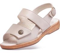 Cosyfeet Natasha - Stone - 7½ - 6E Width - Extra Wide Women's Sandals