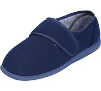 Cosyfeet Richie - Navy - 10-3H Width - Extra Wide Men's Slippers