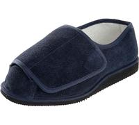 Cosyfeet Rowan Suede - Navy - 11 (XXR) - Extra Wide Men's Slippers