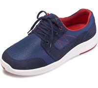 Cosyfeet Vasco - Navy - 7-3H Width - Extra Wide Men's Shoes