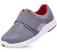 Cosyfeet Victor - Grey - 12-3H Width - Extra Wide Men's Shoes