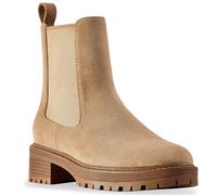 CosyFever Women's Chelsea Boots Lug Sole Low Heel Pull On Ankle Boots | Classic Chelsea Style, Chunky Lug Sole Grip, Low Block Heel, Easy Pull On Fit, Versatile Everyday Fall And Winter Styling