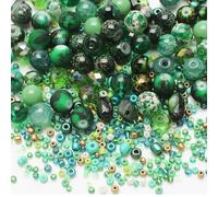 Cosyhav Beads for Bracelet Making,Grass Green Bracelet Beads,Bead for Jewelry Making,Such as Bracelets, Necklaces, Earrings