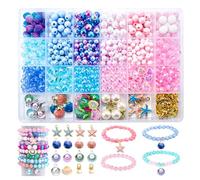 Cosyhav Bracelet Making Kit,625pcs Bracelet Making Kits for Girls,Jewellery Making Kit for Girls to Make Their Own Unique Crafts