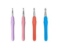 Cosyhav Crochet Hooks Set,Large Crochet Hook for Craft Knitting,Beginner Friendly Crochet Hooks,with Soft Grip Handles,Senior Friendly Weaving Tools for Arthritic Hands (6.5mm,8mm,9mm,10mm)