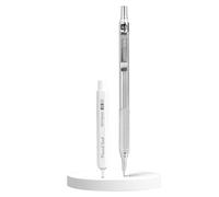 Cosyhav Metal Mechanical Pencil 0.5mm, Silver Mechanical Pencils with 20pcs 2B Leads, Refillable Drawing and Writing Pencil for Office, School, Sketching, and Drafting