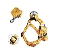 Cosyhome London Dog Harness Leash Set, Breathable,Adjustable,Dog Lead and Harness No Pull Small Medium Large dog(yellow bees, s)