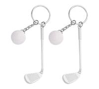 Cosysparks 2 Pcs Mini Basketball Keychain 3D Keyring Charm Sports Ball Keychains Party Bags Fillers Basketball Gifts for Boys Men Fans