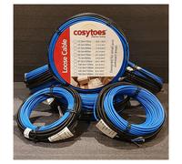 Cosytoes 3.8-6.0sqm Loose Cable for Decoupling Carrier Mat | Blue | 210mm x 50mm
