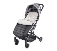 Cosytoes Footmuff, Fairy Baby Waterproof and Windproof, CosyToes Fleece Lined Universal Fitting for Pushchairs Strollers Prams Buggy Large (Black/White Fleece)