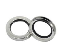 COSZWQDP 1pcs 30 * 42 * 8 Oil Seal with Stainless Steel Housing Single Lip and Dual Lip Screw Air Compressor Spare Parts(30x42x8 Cdlccwbk)