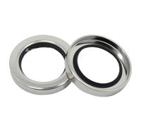 COSZWQDP 1pcs 30 * 42 Lip Oil Seal Housing Single Lip and Dual Lip Screw Air Compressor Spare Parts(30x42x8 SMLBDBK)