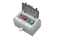 COSZWQDP Metal Button Switch Control Box Emergency Stop Waterproof cast Aluminum Alloy Start Industrial Two-Three Switch Emergency Stop(45751)