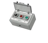 COSZWQDP Metal Button Switch Control Box Emergency Stop Waterproof cast Aluminum Alloy Start Industrial Two-Three Switch Emergency Stop(45718)