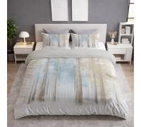 Cot Bed Duvet Cover Sets Reversible Bedding Set 120 x 150 CM Luxury Brushed Microfiber Quilt Cover Set With Zipper Closure and Pillowcases Yellow Watercolor Fresh Plants