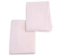 Junior Joy Cot Bed Cotton Flannelette Sheets Pack of 2 - Cream
