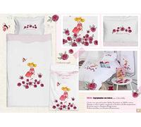 Cot Duvet Cover with Pillowcase - Regal Red - The Princess That Sarai