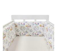 Cot Liner Headboard Bumper Padded Side Protectors Protect All Round Crib Rail Cover Baby Bed Baby Boys Girls Nursery Breathable Crib Bed Liner Bumper Cot Bumper Mesh,B13,250 * 30