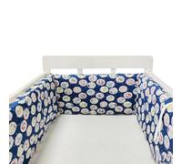 Cot Liner Headboard Bumper Padded Side Protectors Protect All Round Crib Rail Cover Baby Bed Baby Boys Girls Nursery Breathable Crib Bed Liner Bumper Cot Bumper Mesh,B04,300 * 30
