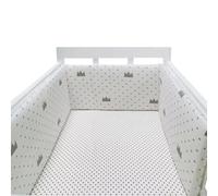 Cot Liner Headboard Bumper Padded Side Protectors Protect All Round Crib Rail Cover Baby Bed Baby Boys Girls Nursery Breathable Crib Bed Liner Bumper Cot Bumper Mesh,B14,250 * 30