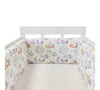 Cot Liner Headboard Bumper Padded Side Protectors Protect All Round Crib Rail Cover Baby Bed Baby Boys Girls Nursery Breathable Crib Bed Liner Bumper Cot Bumper Mesh(B13,250 * 30)