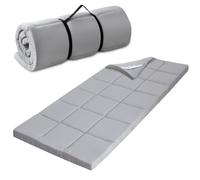 Cot Mattress Topper, Foam Quilted Pads for Camping