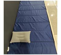 Cot Mattress Topper for Camp Cot/Rv Bunk, Thickened Quilted Cot Pad,Lightweight Foldable Sleeping Mat for Traveling Hiking Backpacking, Portable(25mm thick/blue 190x72cm)