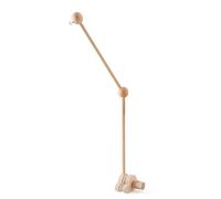 Cot Mobile Arm Mobile for Crib 27.17inch Wooden Cloud Design Detachable Baby Mobile Hanger Height Adjustable Cute Crib Mobile Arm for Bed Bell Wind Chimes