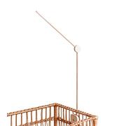 Cot Mobile Arm Wooden - Baby Mobile Hanger from 100% Ash Hardwood - Handmade Mobile Arm for Cot Bed