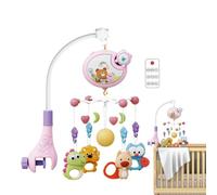 Cot Mobile - Musical Crib Mobile with Night Light Projector & Rotating | Soothing Nursery Sleep Aid for Newborns | Adjustable Bed Bell Toy for 0-18 Months