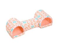 AWHAO Cot of Hamster of Hamster of India, Soft, Comfortable, Small Animal House, Rabbit Tunnel, for Mouse Rats Chinchilla, pink