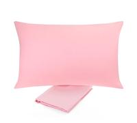 Cot Toddler Pillow with Pillowcase, Baby Pillows for Sleeping,13 x 18 Inches, Cotton Blend Shell Polyester Filling1 Kids Pillow