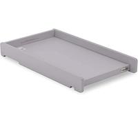 Cot Top Changer - Warm Grey - Secure Baby Changing Unit for Cot Bed - Space Saving Nursery Changing Station with Raised Sides - Fits Standard Cots 120 x 60 cm