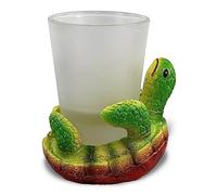 CoTa Global Cool Sea Turtle Shot Glass - Novelty Glassware Home and Bar Liquor Accessory, Fun Ocean Life Shooter for Espresso and Alcohol Drinks, Ideal Drinkware Gift for Parties and Events - 3 Inches